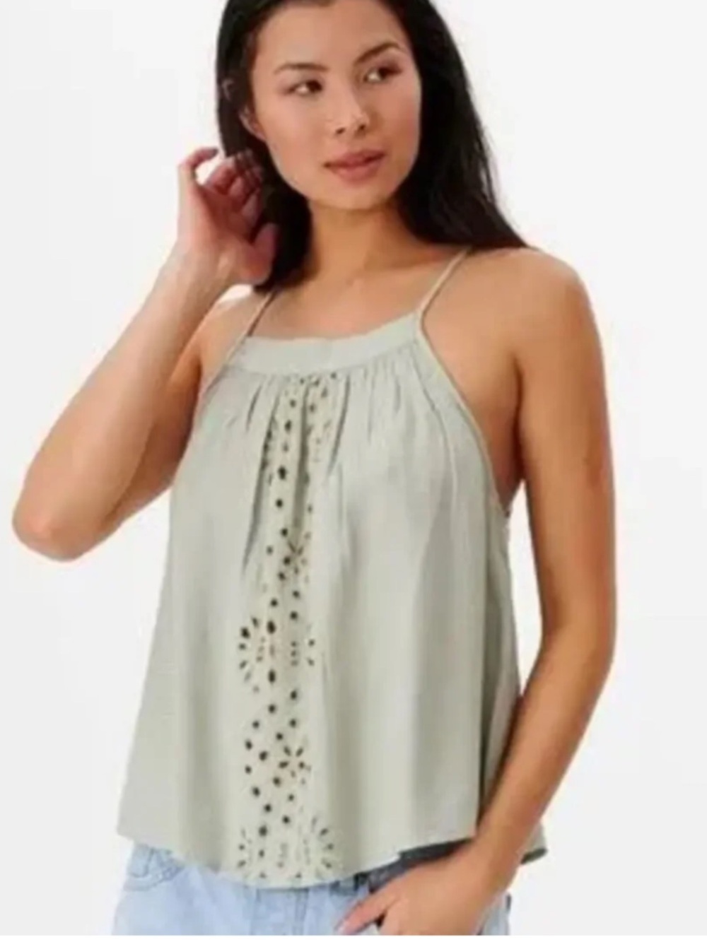 NWT Ripcurl Havana Eyelet Top Size medium